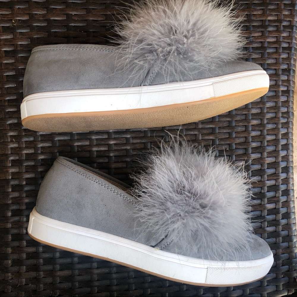 Steve Madden 
Emily Faux Fur Slip-on Sneaker